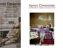 Tablet Screenshot of chronicles.apronmemories.com